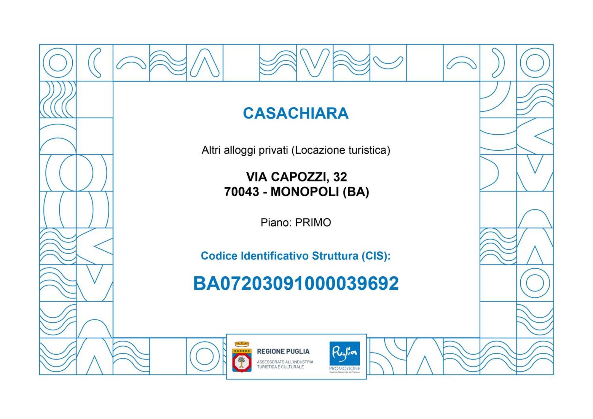 Casachiara Holidays Monopoli Esterno foto